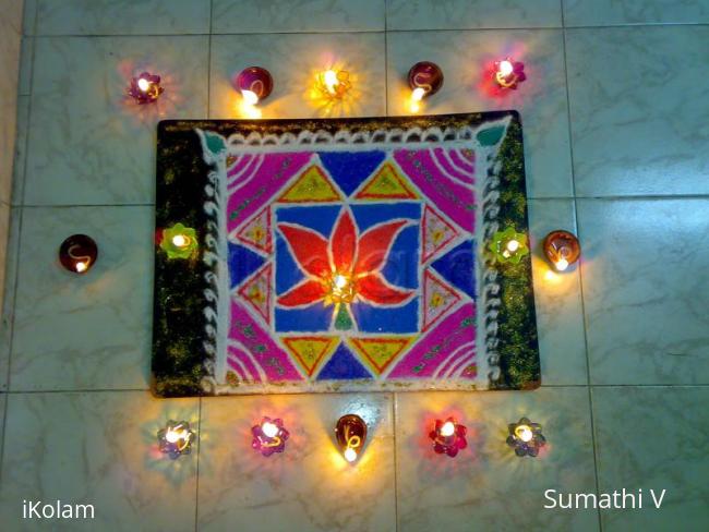 Rangoli: Karthigai Kolam