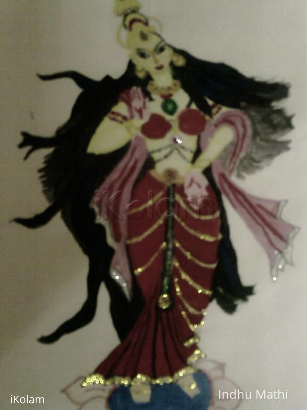 Rangoli: sri lakshmi