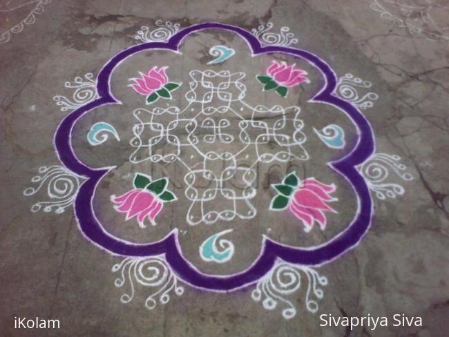 Rangoli: simple design Rangoli: simple design