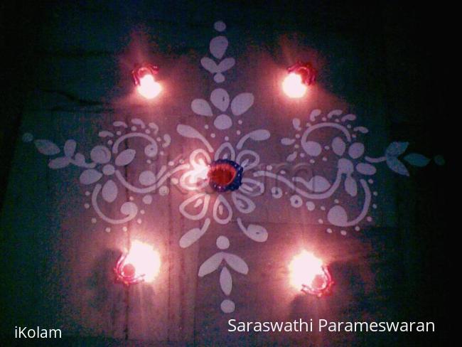 Rangoli: Bharani Deepam