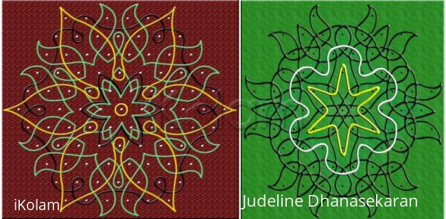 Rangoli: Copy cat kolam Rangoli: Copy cat kolam