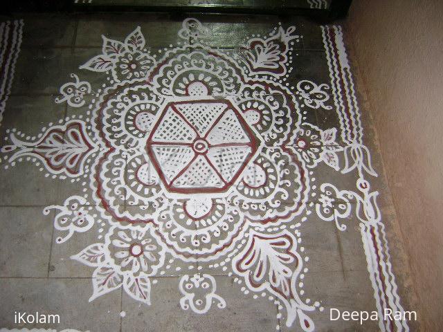 Rangoli: maa kolam for diwali