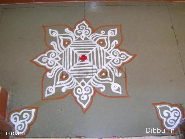Rangoli: Simple Kolam