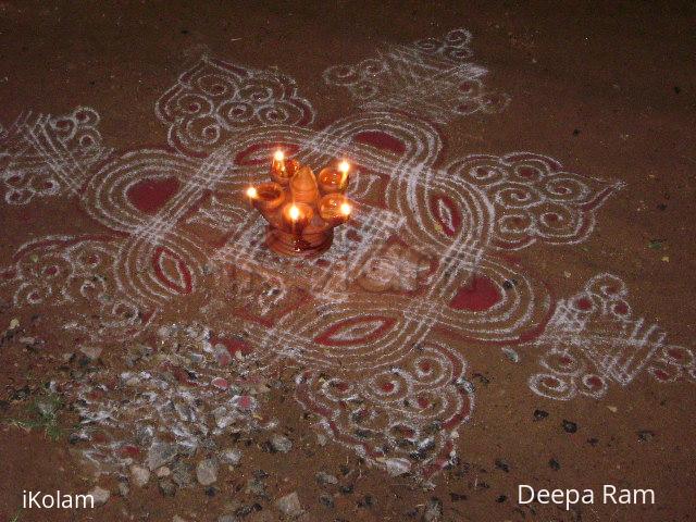 Rangoli: karthigai kolam1