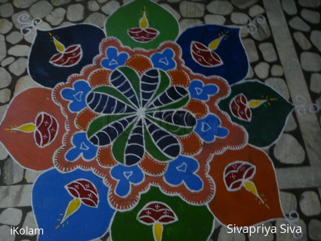 Rangoli: pongal kolam