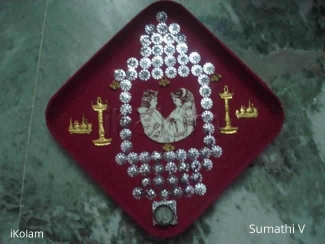 Rangoli: Arthi plates