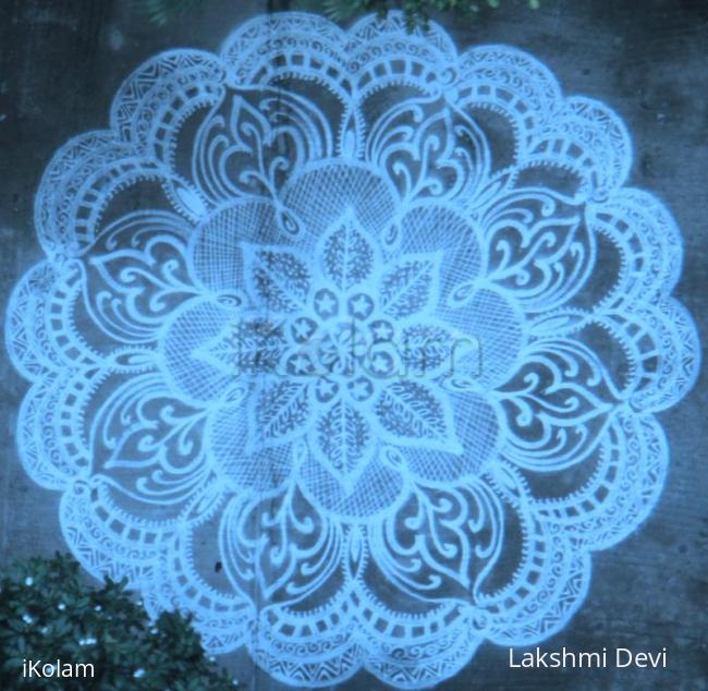 Rangoli:  Thread Art Doily 