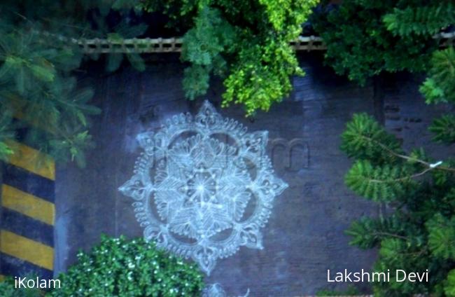 Rangoli: Rainy day kolam