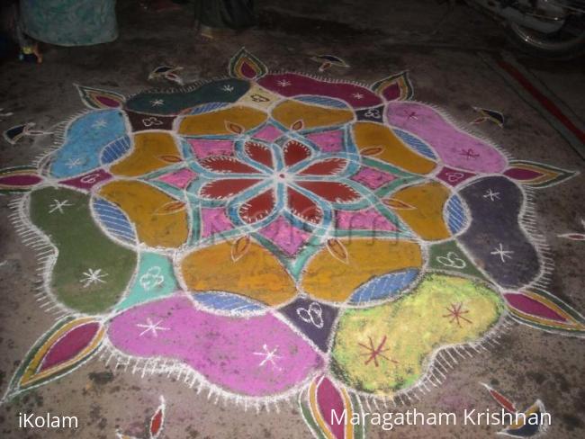 Rangoli: pongal kolam