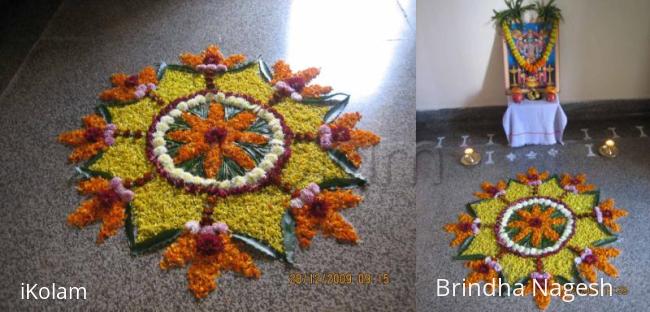 Rangoli: Ekadasi Pookolam
