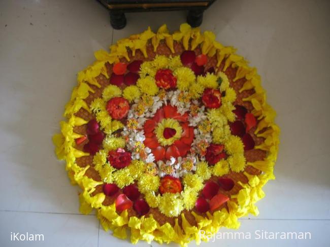 Rangoli: Onam pookolam Rangoli: Onam pookolam