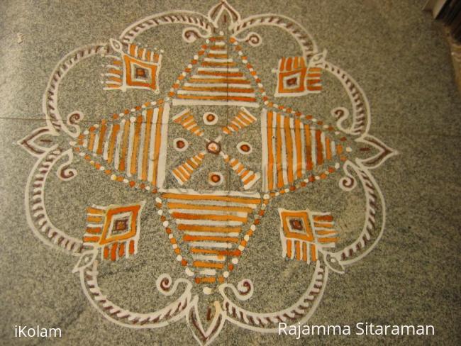 Rangoli: Zebra/Line Padikolam Rangoli: Zebra/Line Padikolam