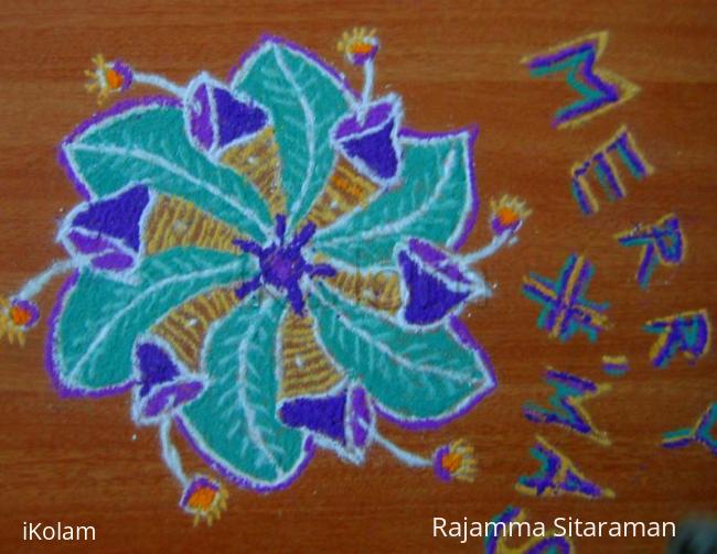 Rangoli: Bell rangoli