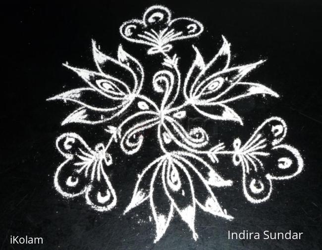 Rangoli: Simple kolam