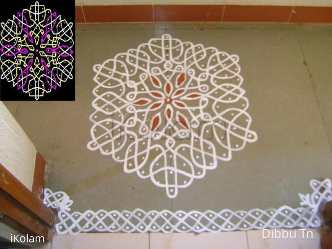 Rangoli: Line Kolam