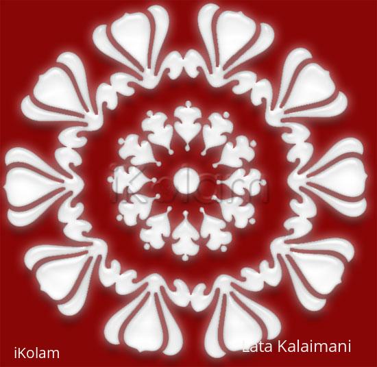 Rangoli: Ice Queen Rangoli Rangoli: Ice Queen Rangoli