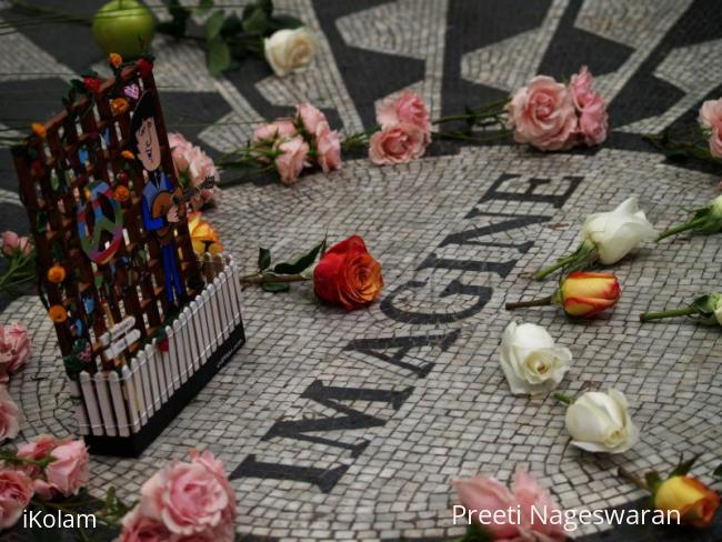 Rangoli: John Lennon's 69th Birthday