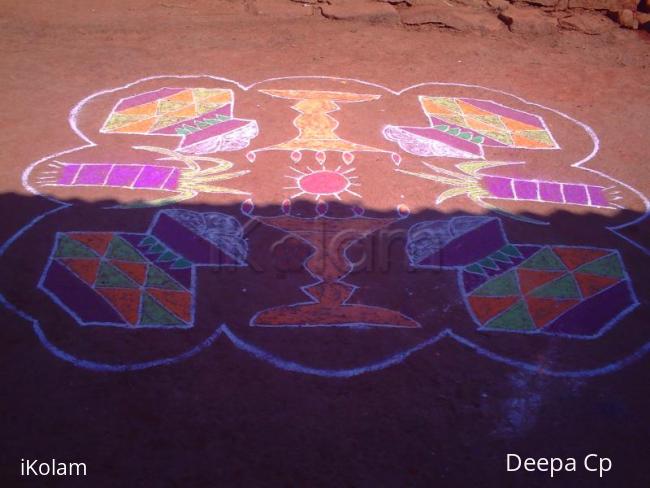 Rangoli: pongal Kolam-4