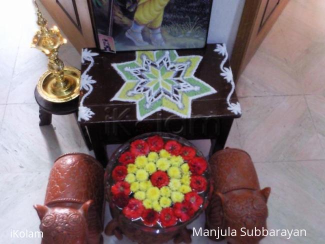 Rangoli: small kolam