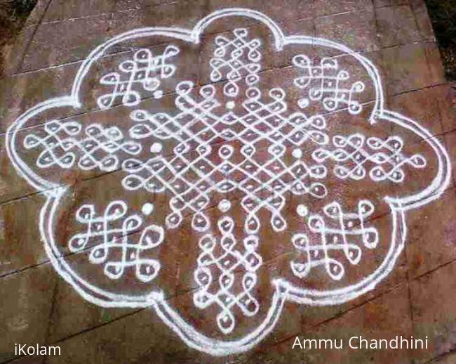 Rangoli: rangoli with dots Rangoli: rangoli with dots
