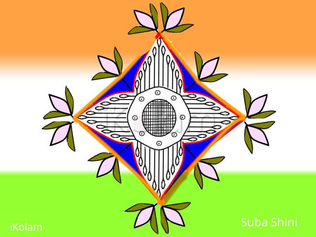 Rangoli: Rebublic day kolam