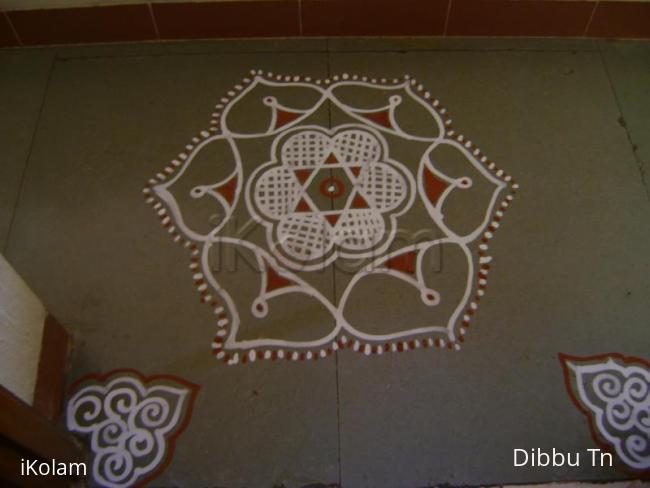 Rangoli: Simple Kolam