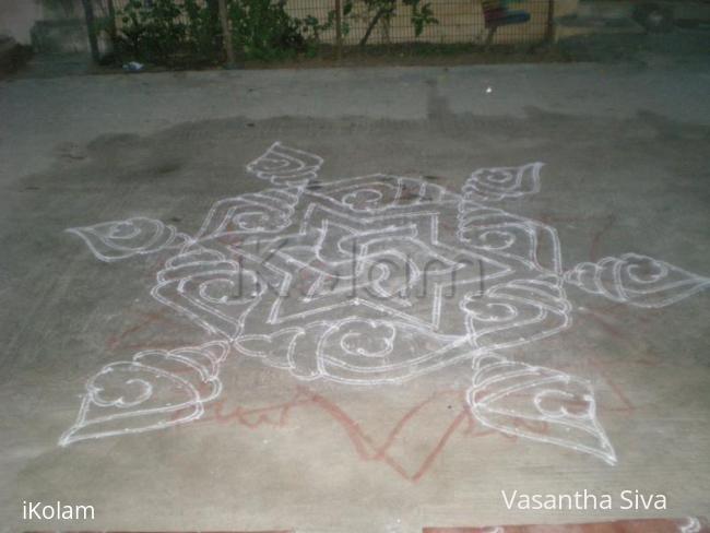 Rangoli: sangu kolam
