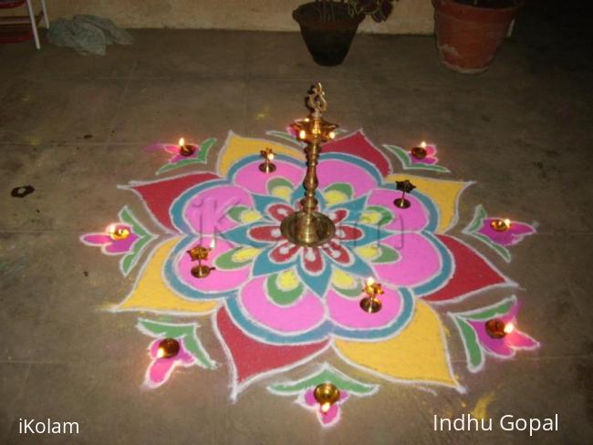 Rangoli: my first rangoli
