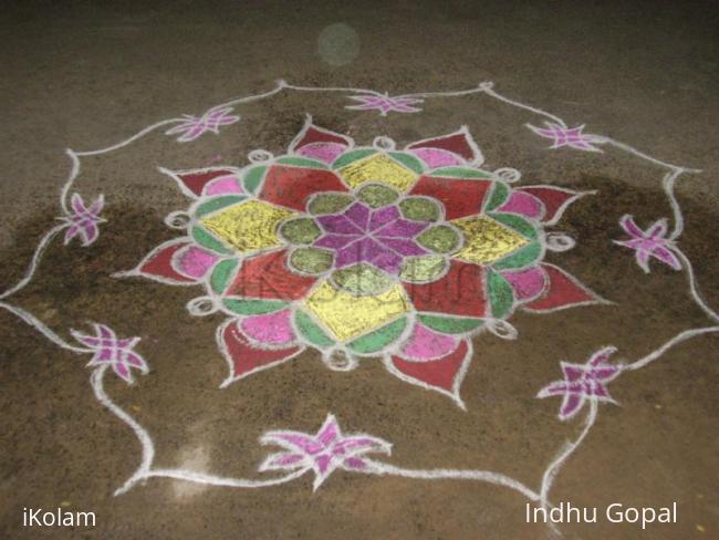 Rangoli: freehand rangoli