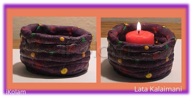 Rangoli: Candle holders Rangoli: Candle holders