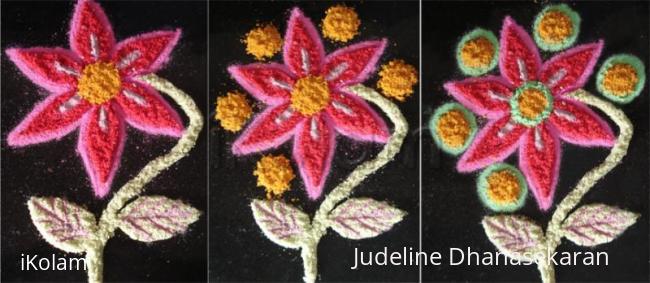 Rangoli: Pookolam - no no Coconut rangoli