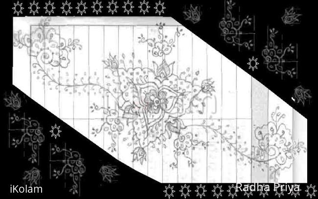 Rangoli: pencil kolam -5