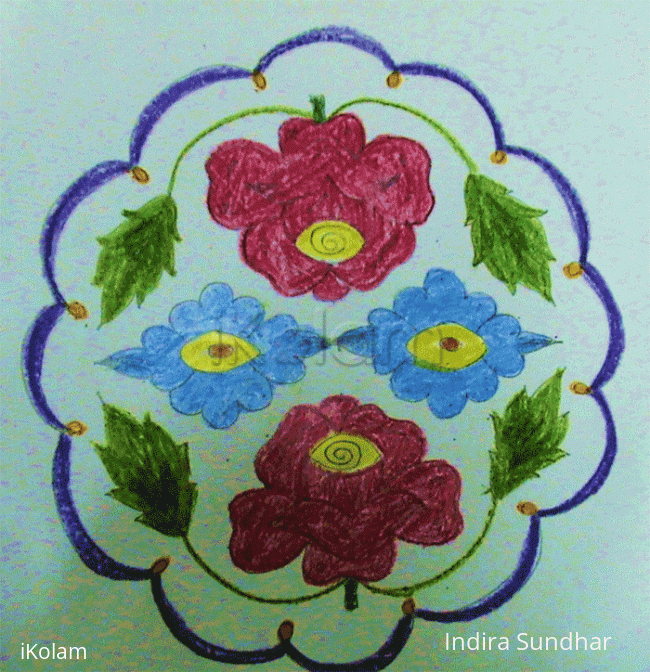 Rangoli: Flowers