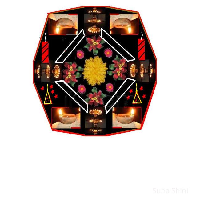 Rangoli: kaarthigai viLakku