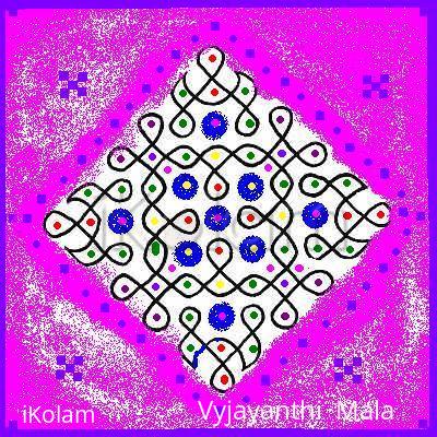 Rangoli: a simple design