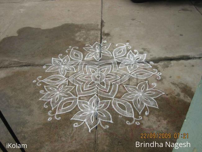 Rangoli: Navrathri kolam Rangoli: Navrathri kolam