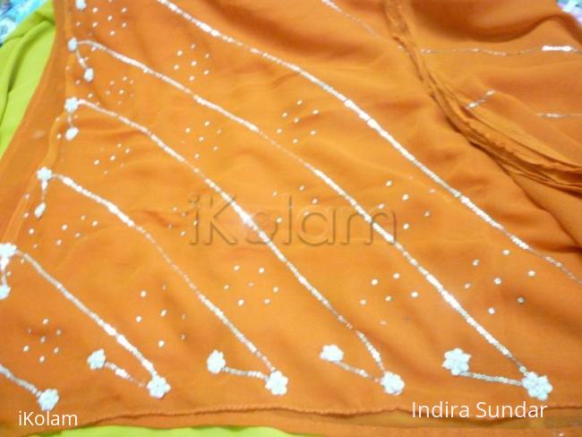 Rangoli: Saree Rangoli: Saree