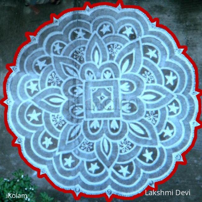Rangoli: Kuzhal rangoli Rangoli: Kuzhal rangoli