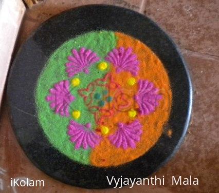 Rangoli: kolam from mumbai