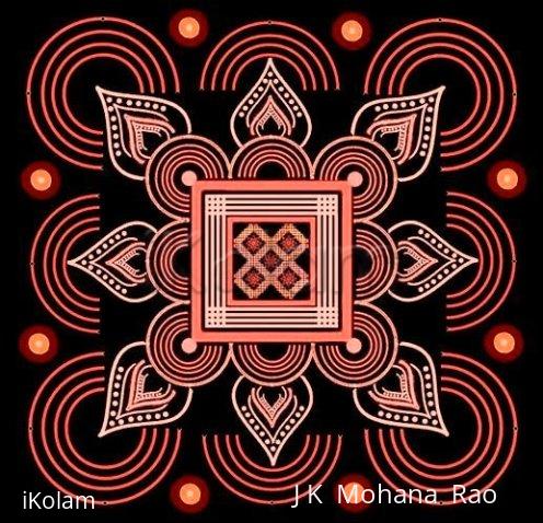 Rangoli: paDikOlam - 17