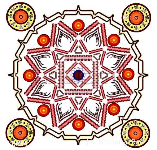 Rangoli: paDikOlam-11 Rangoli: paDikOlam-11