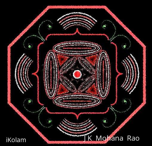 Rangoli: paDikOlam-9 Rangoli: paDikOlam-9
