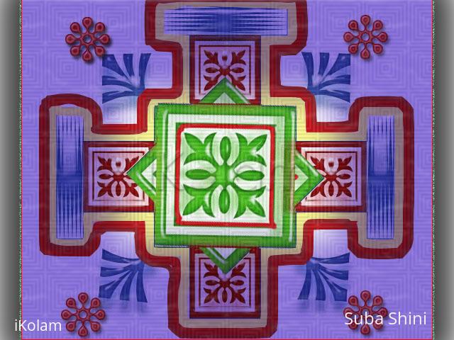 Rangoli: photoshop padikolam