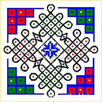 Rangoli: Pre Diwali kolam