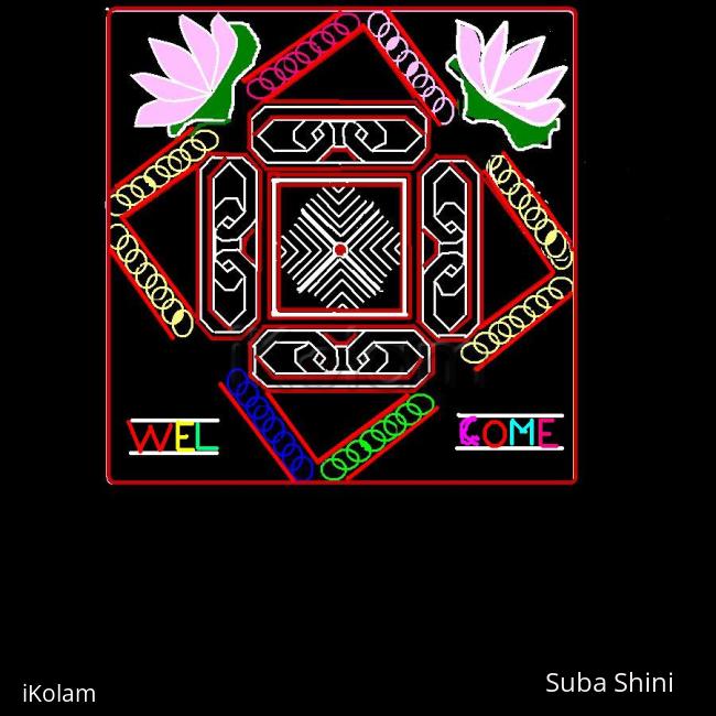 Rangoli: valaikappu kolam