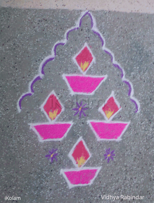 Rangoli: Deepam