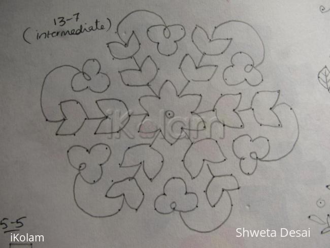 Rangoli: Dotted kolam