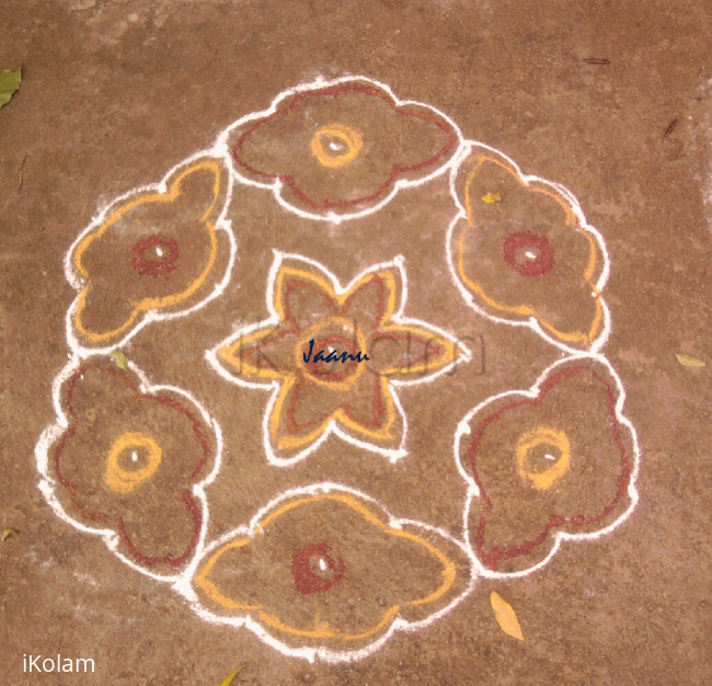 Rangoli: A simple one 