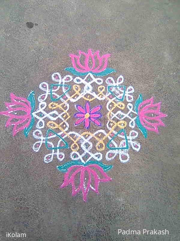 Rangoli: Ele Rangoli with additional design Rangoli: Ele Rangoli with additional design
