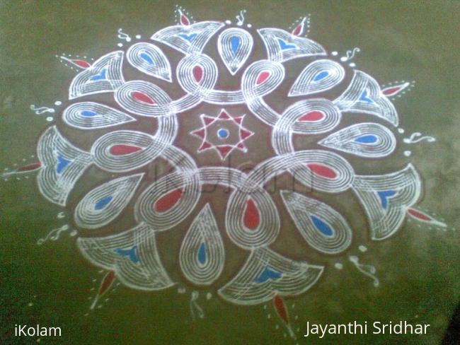 Rangoli: Kuzhal kolam Rangoli: Kuzhal kolam